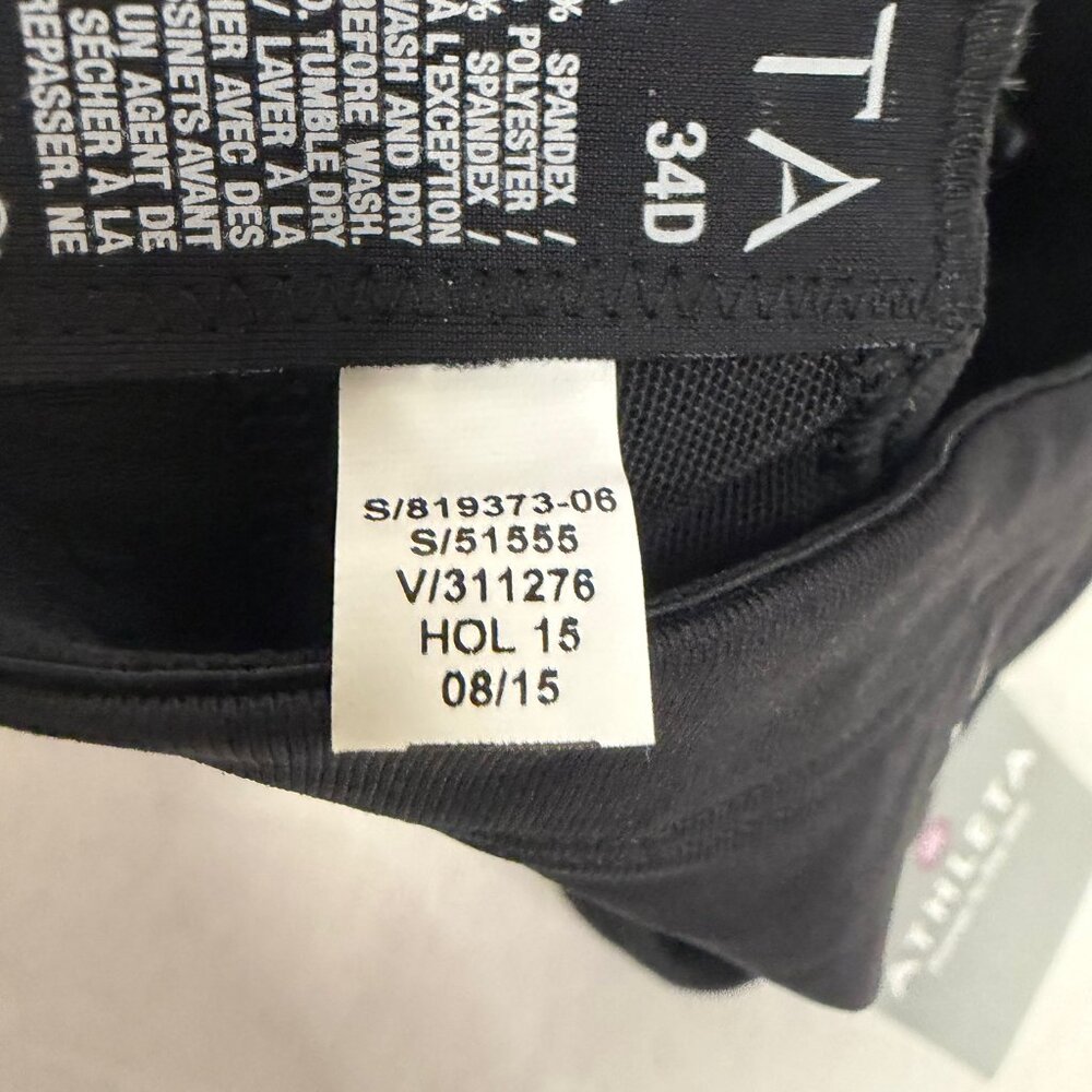 Athleta TBird Sports Bra 34D Underwire Support High Impact NWT - Picture 7 of 7